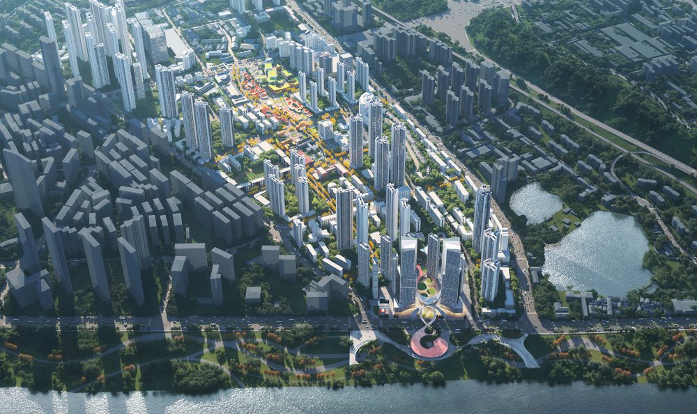 顯正街片區(qū)概念方案效果（圖源：項目概念方案，以官方發(fā)布為準）