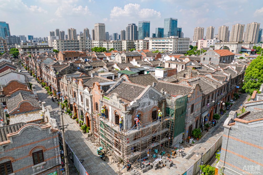 武昌古城歷史街區修繕更新場景
